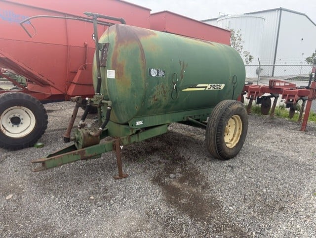 John Deere 5400 utility tractor with rollover protection bar